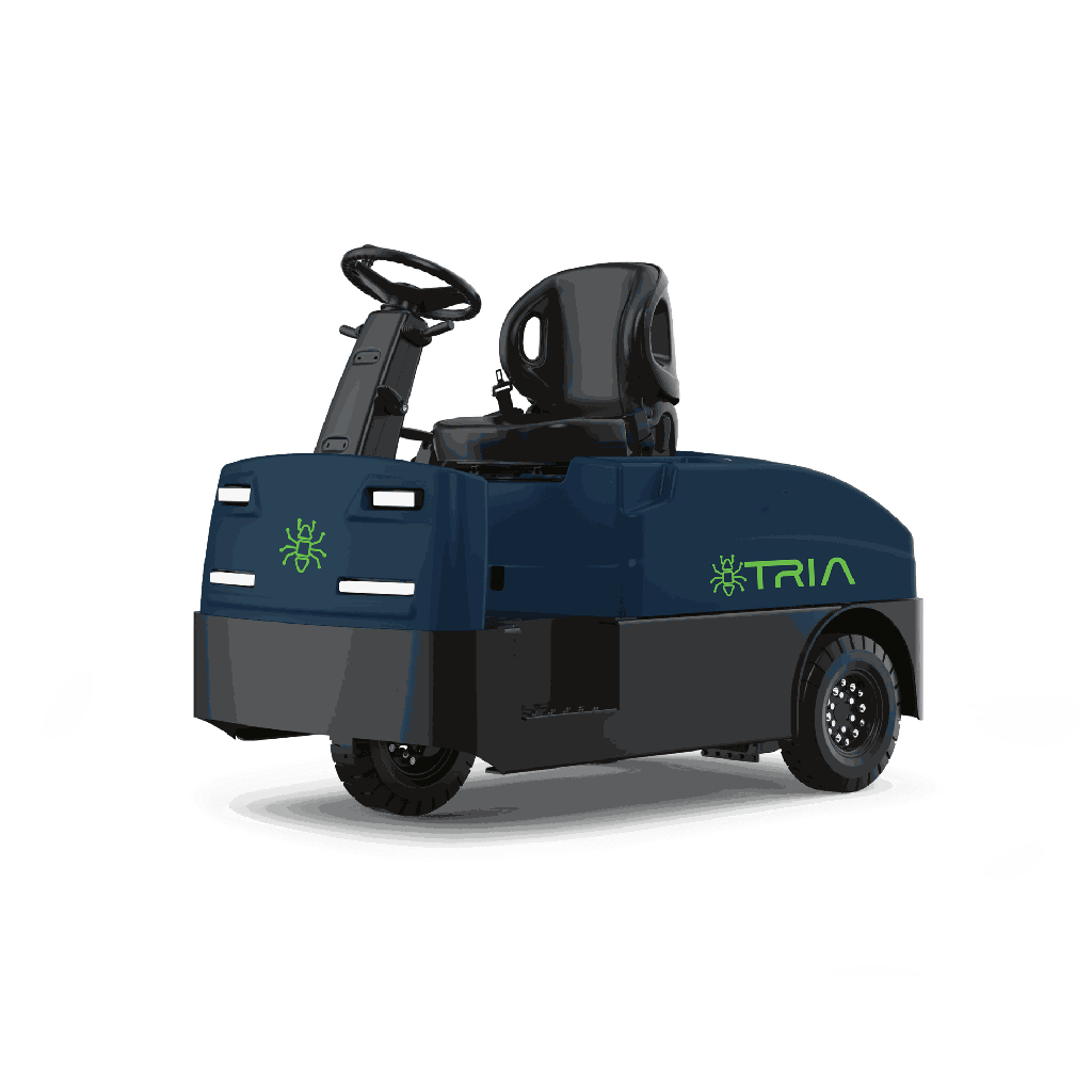 Rebocador QDD601T - 6,0 Ton - Bateria Li-ion 48V/280Ah - Carregador 48V/100A 380V -  Assento Comfort descanso braço - Luz Giroscópica - Pneus Sólidos